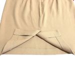 Loft (8) Button Pockets Detail A-Line Straight Skirt Back Slit Zipper Closure Photo 7