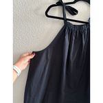 Who What Wear Black Tie Shoulder Tank Top Baby Doll Blouse Plus Size XXL Photo 2