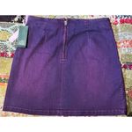 Wild Fable  Stretch Denim Purple Notch Jean Skirt Women's Size 6 NWT Photo 3