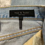 Rag and Bone  Nelly High Rise Ankle Straight in Blue Size 24 Photo 6