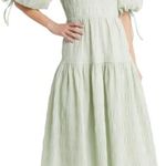 Moon River Green Maxi Dress Size L Photo 0