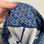 J. McLaughlin  Lottie Leggings Medium NWT $1285 Blue Chevron Geo Stretch Catalina Photo 4