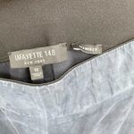 Lafayette 148 Gramercy Suede and Ponte Knit Pants Stretch Navy Blue Women's 12 Photo 5