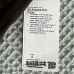 Lululemon NWT  All Aligned Midi Dress Dark Olive
Size 6 Photo 6