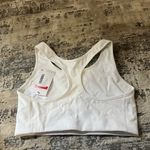 Nike NWT White Medium Support Non Padded Swoosh 2.0 Sports Bra Size Large Photo 2