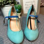 J. Adams  Teal Mary Jane Heels Photo 2