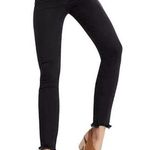 Madewell 10" High Rise Skinny Jeans Button Through Edition Berkeley Black 27T Photo 0
