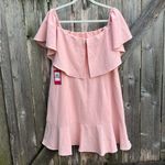 Vince Camuto NWT  Off Shoulder Crepe Dress Blush Size 16W Photo 7