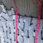 Shoshanna  fringe tweed stripe blue and white sheath dress sz 6 Photo 3