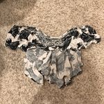 Free People  Floral Flowy Jungle Tropical Tribal Boho Chic Vacation Top XS Photo 6