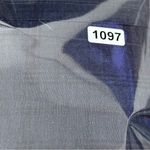 Splendid  for Bergdorf Goodman 5th Floor M Navy Blue Tie Neck Cotton Silk Shirt Photo 7