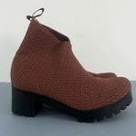 Charleston Shoe Co. Upper Monterey Chestnut Woven Boots Brown Size 6 Photo 4