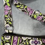 Vera Bradley Plum Petals Quilted Hipster Crossbody Bag Adjustable Strap Clean Photo 1