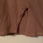 Peach Love California Women's Weekend Smiley Face Outline Puff Print Short Sleeve Garment Dyed Tee Photo 1