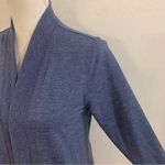 Talbots T by Petite Blue Pockets Open Cardigan Size SP Photo 5