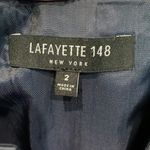 Lafayette 148 Lafayette blue modern zipper front dress size 2 Photo 2