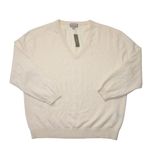 J.Crew NWT Cashmere Relaxed V-neck Sweater in Heather Muslin Oversize Pullover S Photo 4