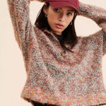 Free People  stellar brown knit pullover sweater Xs Photo 0