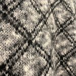 Vintage Mohair Wool Chunky Knit Grandpa Cardigan Sweater Black White Size Small‎ Photo 3