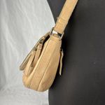 Lucky Brand  Womens Crossbody Stash Bag Purse Beige Leather Photo 2