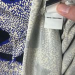 Diane Von Furstenberg  Ruri Cheetah Black Blue 100% Silk Shift Dress Size 8 Photo 7