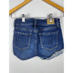 American Eagle Women's  Blue Denim Super Stretch Jean Shorts 00 Photo 3