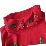 Victoria Jones Red Christmas Sweater Photo 3