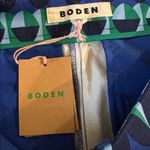 Boden Kew Blue Abstract Illusion Print Trousers, NWT. Size 8P Photo 5