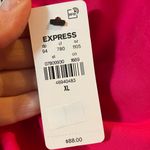 EXPRESS V-Neck Puff Sleeve Poplin Mini Dress size XL NWT Photo 5