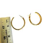 Alison Lou x J.Crew Crystal Hoop Earrings Gold Photo 8
