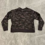 Athleta  Camo Pullover Sweatshirt Like New Size L Gray Black Women's Top Photo 3