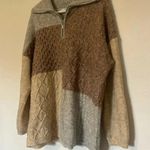 Westbound color block quarter zip wool sweater Photo 1