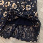 Enfocus Studio En focus studio NWT sz 8 shimmer eyelet Gold Floral Lace Dress Photo 1