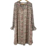 Zadig & Voltaire Zadig & Voltaire Raya Mousseline Mini Kale Dress Multicolor Size Medium Photo 4