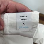 J. McLaughlin  Rainey Jeans 6 NWT $188 Split Hem White Solid Stretch Photo 7