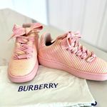 Burberry  Box Knit Check Low Top Sneakers Photo 1