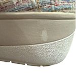 Vionic Jacey Wedge Flats Cream Multicolor Tweed Back Women’s 8.5 Photo 3