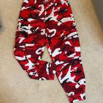 Rue 21 Women’s Red Camo Cargo Pants Photo 1