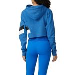 Phat Buddha Vandam Stripes Cropped Hoodie sz‎ Small Blue Photo 1