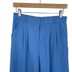 Women’s High Rise Wide Leg Palazzo Pants in Light Blue Size M Size M Photo 3