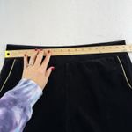 Ralph Lauren Vtg  LRL Sz L Velour Wide Legs Pants Black Pull On Velvet Stretch Photo 6