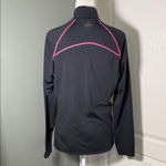 Under Armour ColdGear Black 1/4 Zip Pullover with Pink Stitching Women’s XL Photo 3