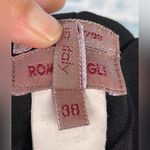 ROMEO GIGLI Wool Center Seam High Waist Pants size eu 38/8 Black Photo 9