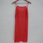 Top it off Orange Pink Geometric Print Spaghetti Strap V Neck Midi Dress Size L Size L Photo 3