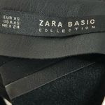 ZARA  Black Faux Leather Suede A-Line Mini Skirt XS Photo 4