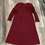 Eileen Fisher  Wool Pleated Sweater Dress Photo 4
