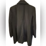 JM Collection  Black Raincoat Size Large Lightweight Classic Coat Photo 3