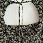 Levi's The Statement Top Slim Fit, Floral Print Puff Sleeve Top,Black/Yellow, M Photo 13