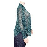 MISA Los Angeles  Candra Top, Teal Shimmer, Small Photo 12