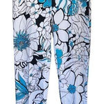 EXPRESS 1459 Floral Stretch Pants Size Small Photo 0